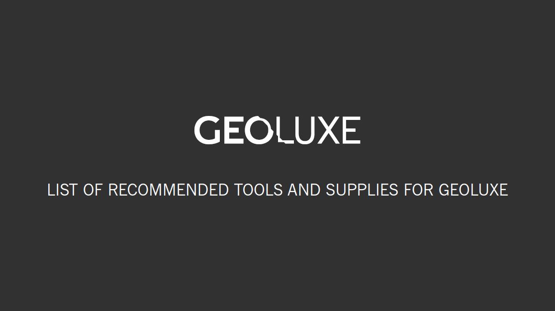 RECOMMENDED TOOLS AND SUPPLIES